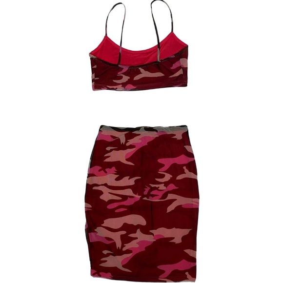 Fashion nova camo skirt set - Picture 5 of 6